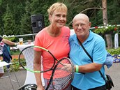 Marie Retková na tenisovém turnaji