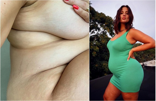 Ashley Graham se dala do vánoního peení.