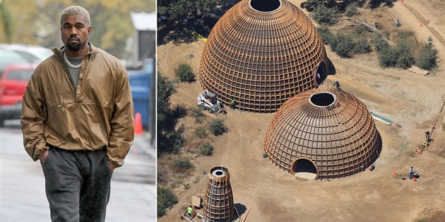 Kanye West myslí na potřebné: Na svém pozemku staví futuristické domy pro lidi...