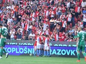 Slavia se na odvetu proti Klui naladila domácí výhrou 4:0 nad Bohemians.