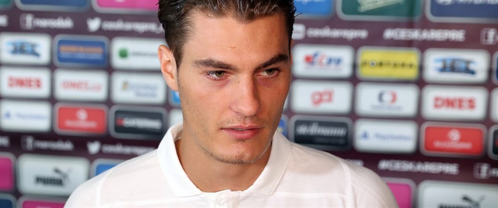 Patrik Schick na srazu národního mustva.