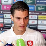 Patrik Schick na srazu nrodnho mustva