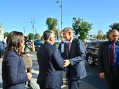 Andrej Babiš se potkal se starým známým, maďarským premiérem Viktorem Orbánem....