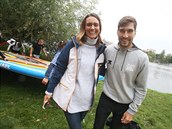 Prague City Swim 2019: David Svoboda a Daniela Písaovicová