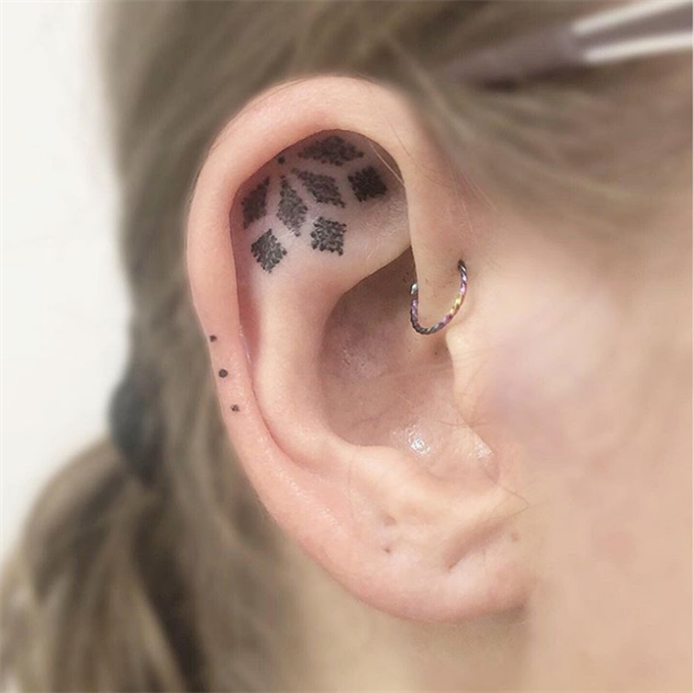 Tetování v uší