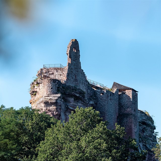 Robert Jakw v Alsasku poznval i mstn pamtihodnosti, teba zceninu hradu...