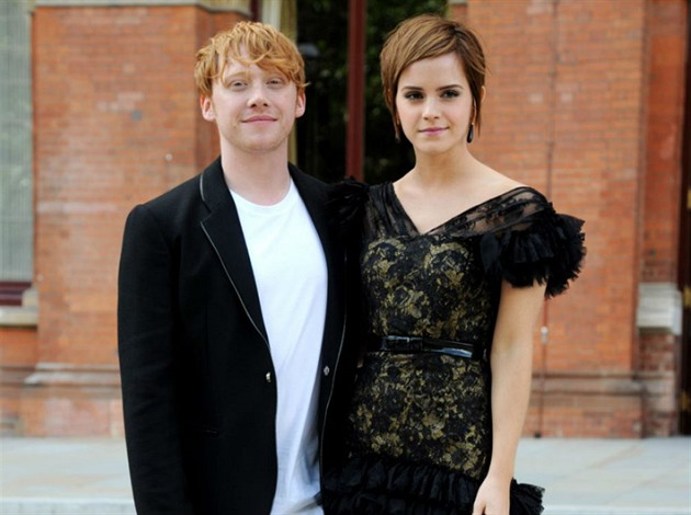 Emma Watson a Rupert Grint