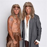 David Grnsk a Peter Pecha jako Tarzani.