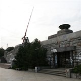 Bývalý Stalinův pomník na Letné