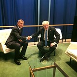 S britským premiérem Borisem Johnsonem
