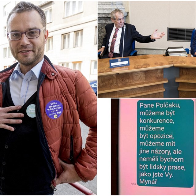 Europoslanec Stanislav Polk (STAN) ve svm vyjden na adresu prezidenta...