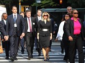 Slovenská prezidentka Zuzana aputová v New Yorku vzbudila dojem, e je s naí...