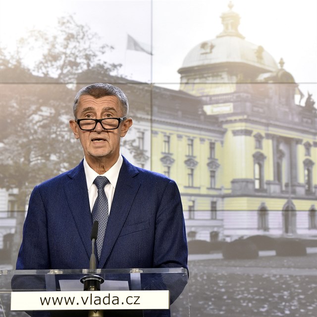 Premir Andrej Babi vystoupil 2. jna 2019 na tiskov konferenci po mimodn...