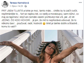 Tereza Kerndlová reaguje na kritiku po svém...