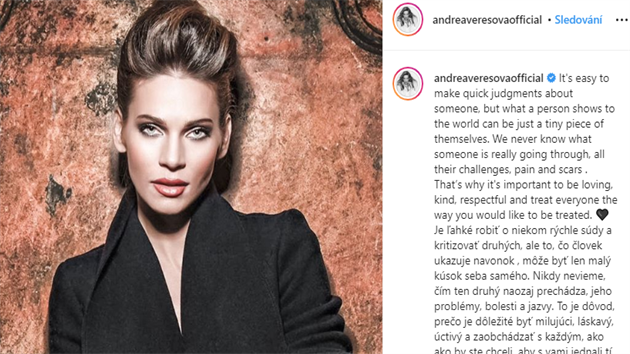 Andrea Vere�ová má co �íct...