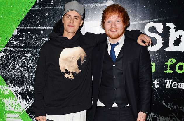 Ed Sheeran a Justin Bieber