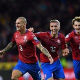 Česko porazilo v kvalifikaci mistrovství Evropy Anglii, vítězný gól dal Zdeněk...