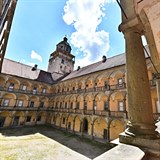 Areál zámku v Moravském Krumlově není v nejlepším stavu.