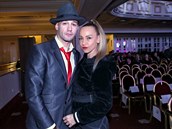 Sámer Issa s pítelkyní Pavlínou Kohoutovou na galaveeru La Sophia v hotelu...