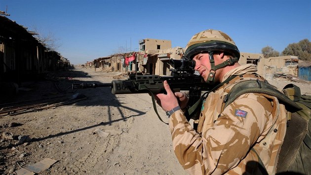 Princ Harry b�hem své mise v Afghánistánu