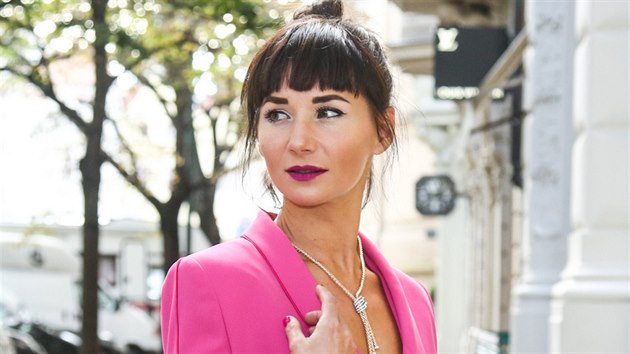Sandra Nováková si vyzkouela roli modelky.