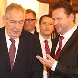 Miloš Zeman s Radkem Vondráčkem.
