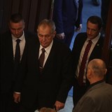 Miloš Zeman ve sněmovně.
