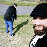 Vémola si Rittigem zahrál golf a byla to celkem legrace.