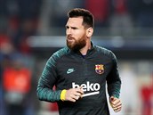 Lionel Messi byl i proti Slavii klíovou postavou Barcelony.