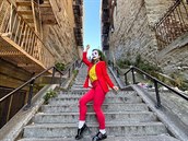 Ze schod v Bronxu se díky filmu Joker staly Jokerovy schody. Lidé se tam...