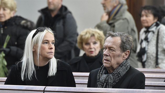 Old�ich Vízner na poh�bu Jany Drbohlavové (2019)