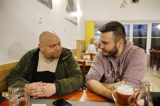 Pavel Sankot s redaktorem Expresu