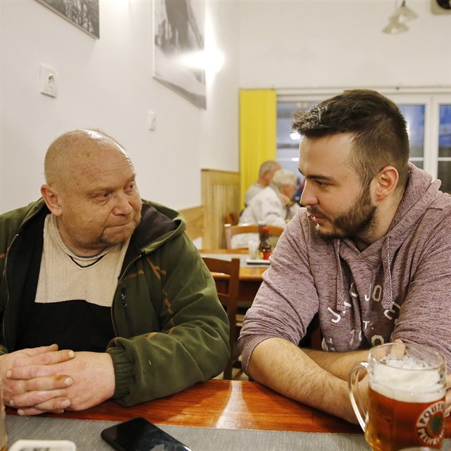 Pavel Sankot s redaktorem Expresu