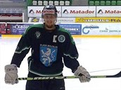 Michal Martínek jet jako hokejista Mladé Boleslavi.