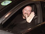 Ricky Gervais si pijetí v Kongresovém centru Praha uíval.