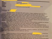 Martin Konpek zveejnil svj dopis OSPODu z poátku kvtna letoního roku.