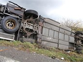 Na jihu Slovenska dolo k nehod autobusu a kamionu.