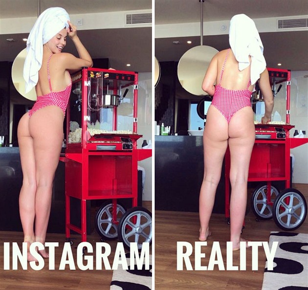 Instagram vs. realita