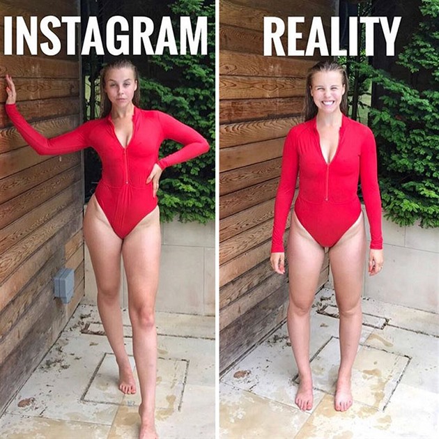 Instagram vs. realita