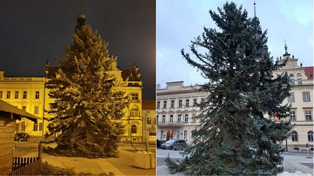 Vánoní strom v Kladn proel znanou promnou.