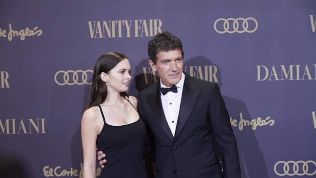 Táta a dcera. Antonio Banderas me být na Stellu mimoádn pyný.