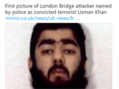 Mirror zveejnil podobu Usmana Khana, který ml útoit na londýnském London...