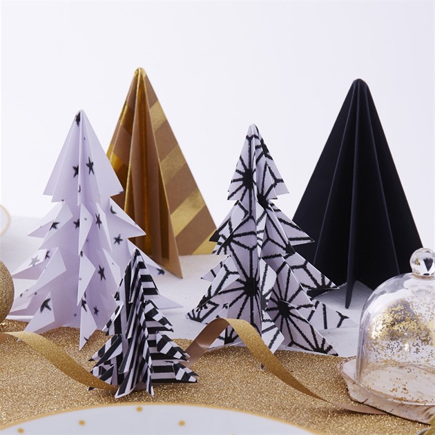 DIY: Vánoní ozdoby z papíru