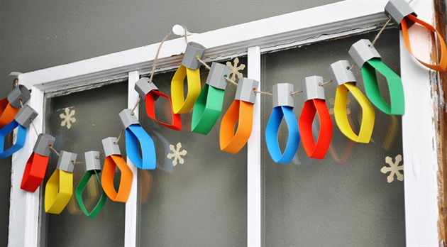 DIY: Vánoční ozdoby z papíru