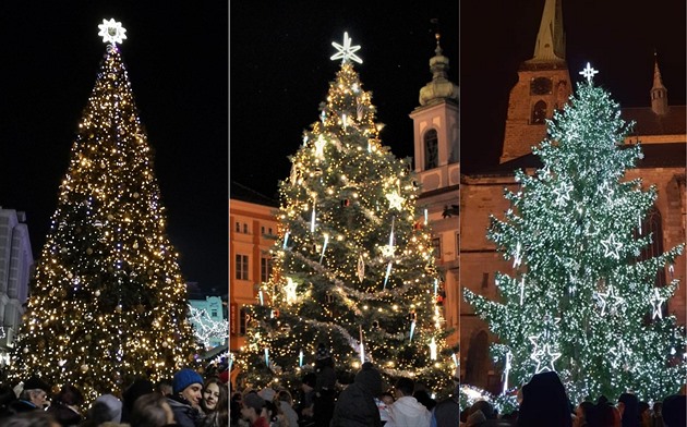 Který vánoní strom z eských a moravských námstí se vám líbí nejvíce?