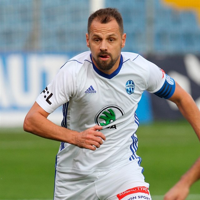 Marek Mat�jovsk�, kapit�n Mlad� Boleslavi, kopal l�ta za Spartu. Nyn� se do n� pustil.