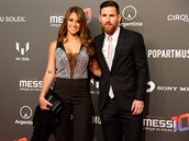 Lionel Messi se svou krásnou manelkou Antonellou