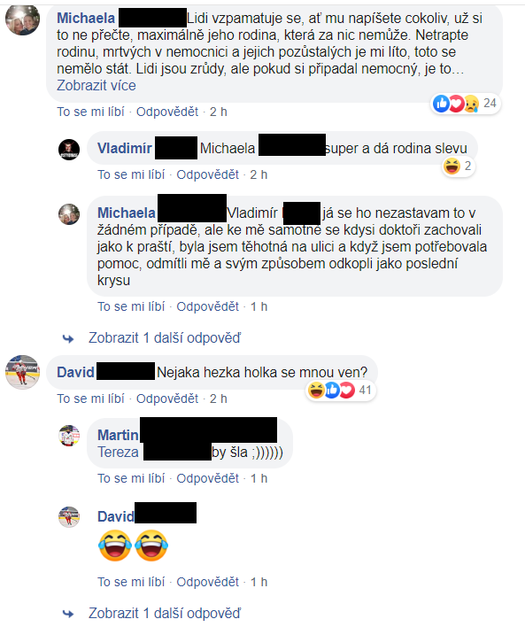 Facebook stelce z Ostravy