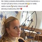 Simona mluv o snobstv, pitom m na sob svetr za vce jak 20 tisc korun.