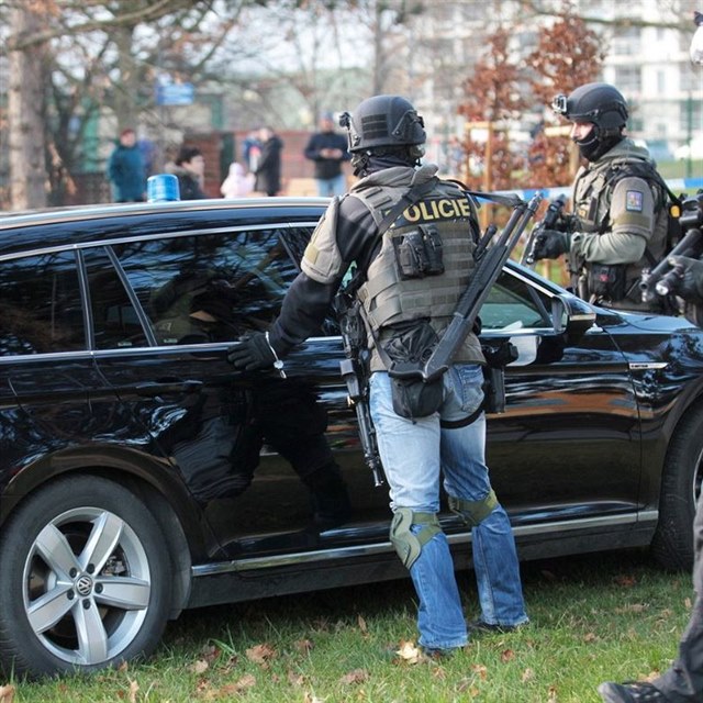 Zbry z policejnho zsahu ve Fakultn nemocnici Ostrava.